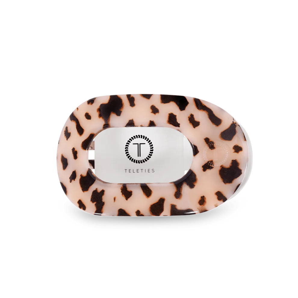 Blonde Tortoise Flat Round Hair Clip