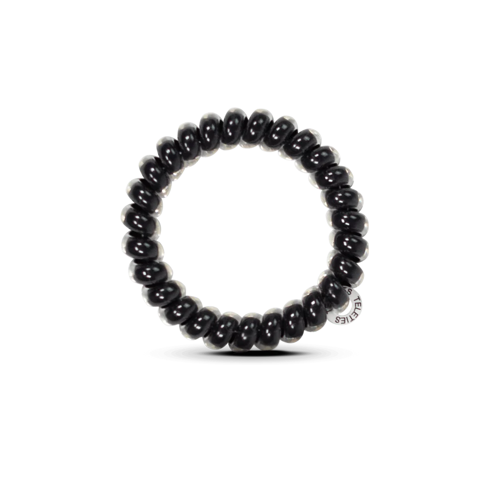 Jet Black Hair Ties