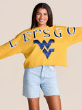 The Stadium Sequin Crewneck | West Virginia