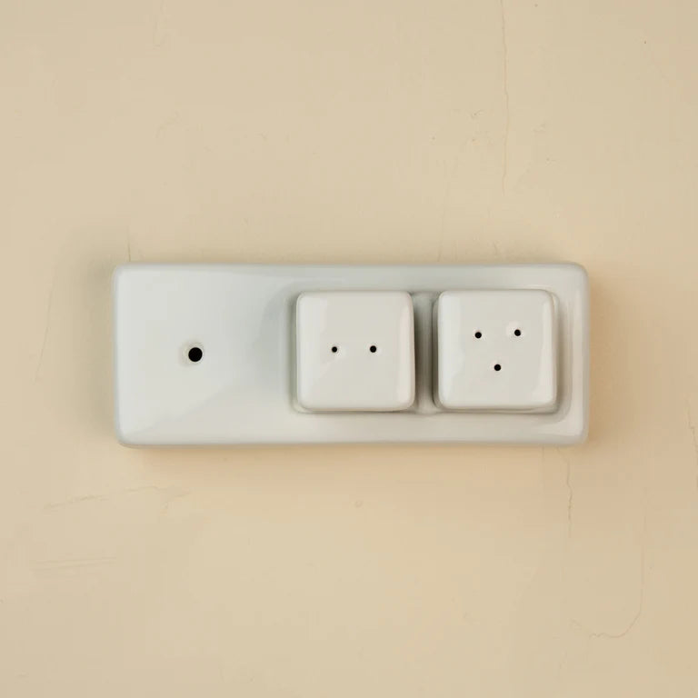 Salt & Pepper Shakers | Pinstripes
